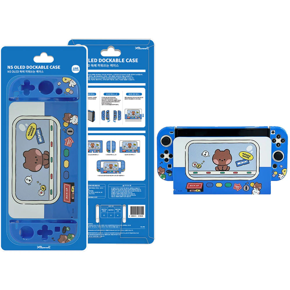 Gammac Line Friends Protective Case and Dockable Case for Nintendo Switch OLED - GameShop Malaysia