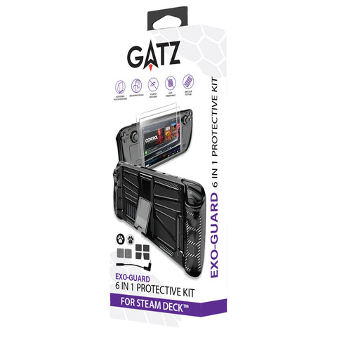 Gatz Exo-Guard 6 in 1 Protective Kit for Steam Deck - GameShop Malaysia