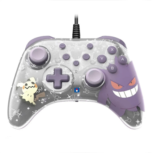 Hori Wired Horipad Turbo Gengar & Mimikyu Ghost Party Series for Nintendo Switch 2 and Windows