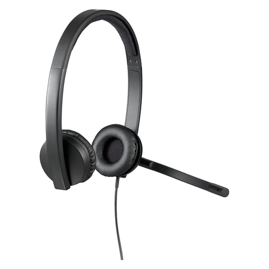 Logitech H570e USB Stereo Headset Black UC USB-A