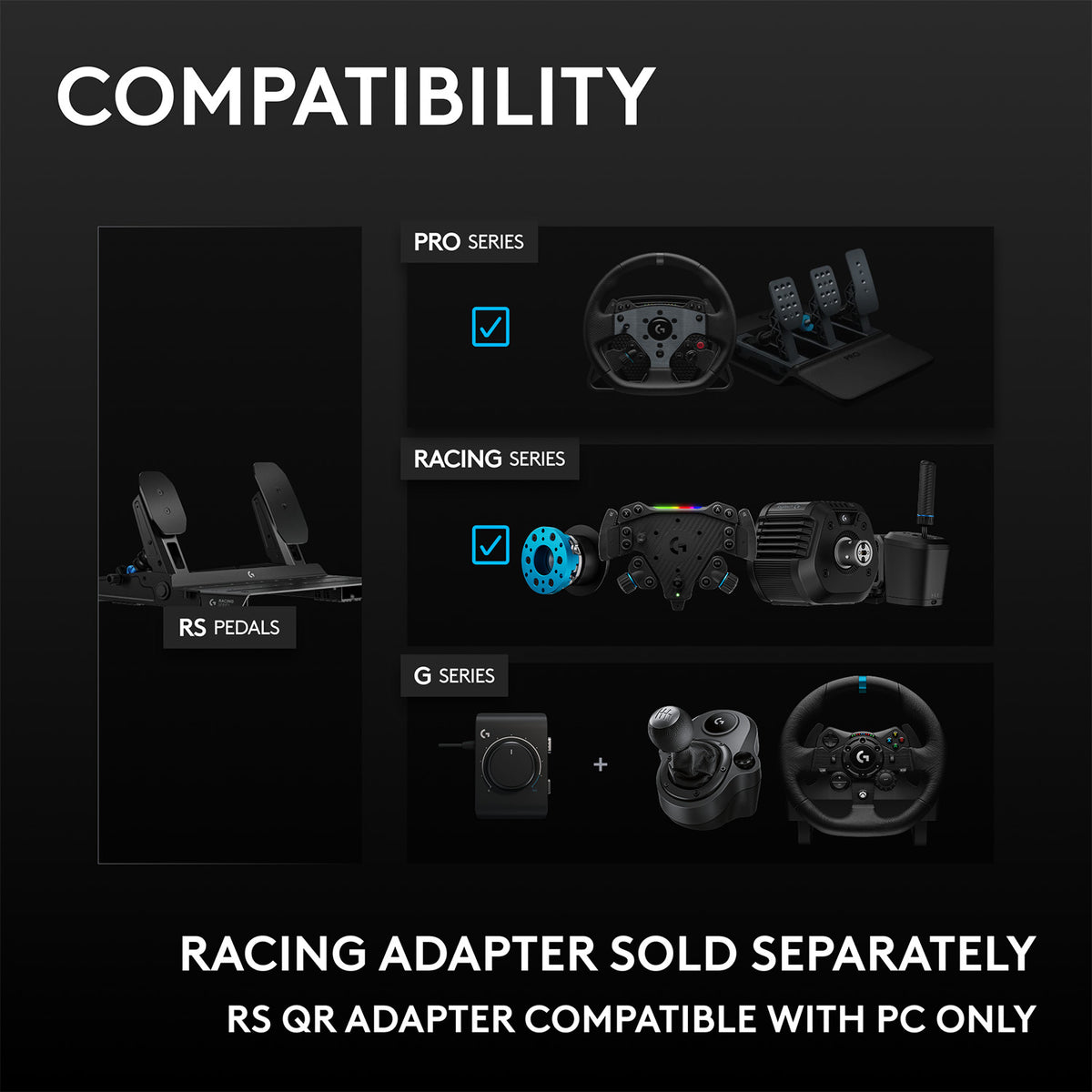 Logitech RS Pedals SE Gas & Brake