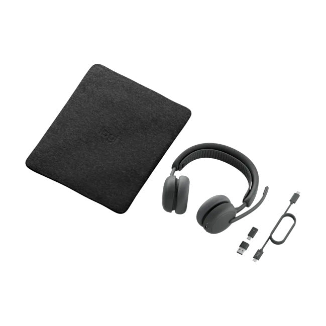 Logitech Zone Wireless 2 ES for Business (Teams version, with receiver) Graphite - GameShop Malaysia