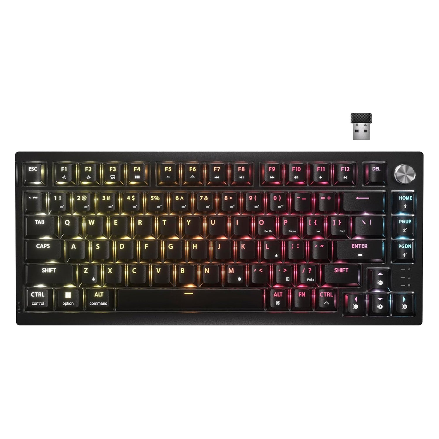 Corsair K65 Plus Wireless 75% RGB Mechanical Gaming Keyboard Pre-Lubricated MLX Fusion Tactile Switches - GameShop Malaysia
