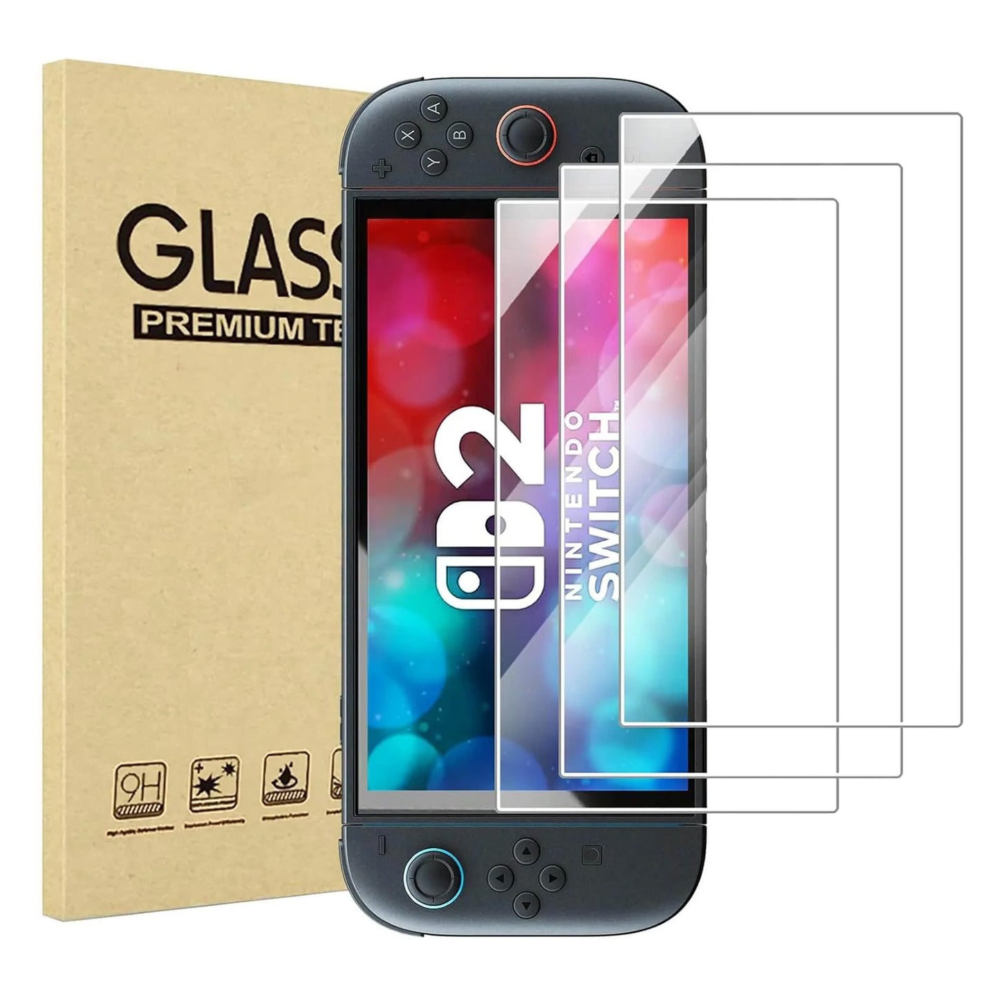 Akimoto Screen Protector Tempered Glass for Nintendo Switch 2 - GameShop Malaysia