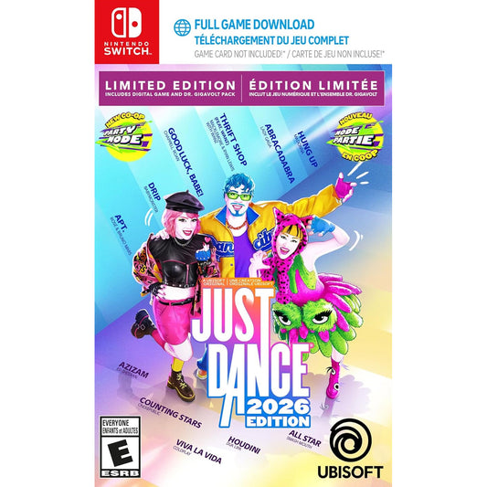 Just Dance 2026 (Nintendo Switch/USA) - Code in Box