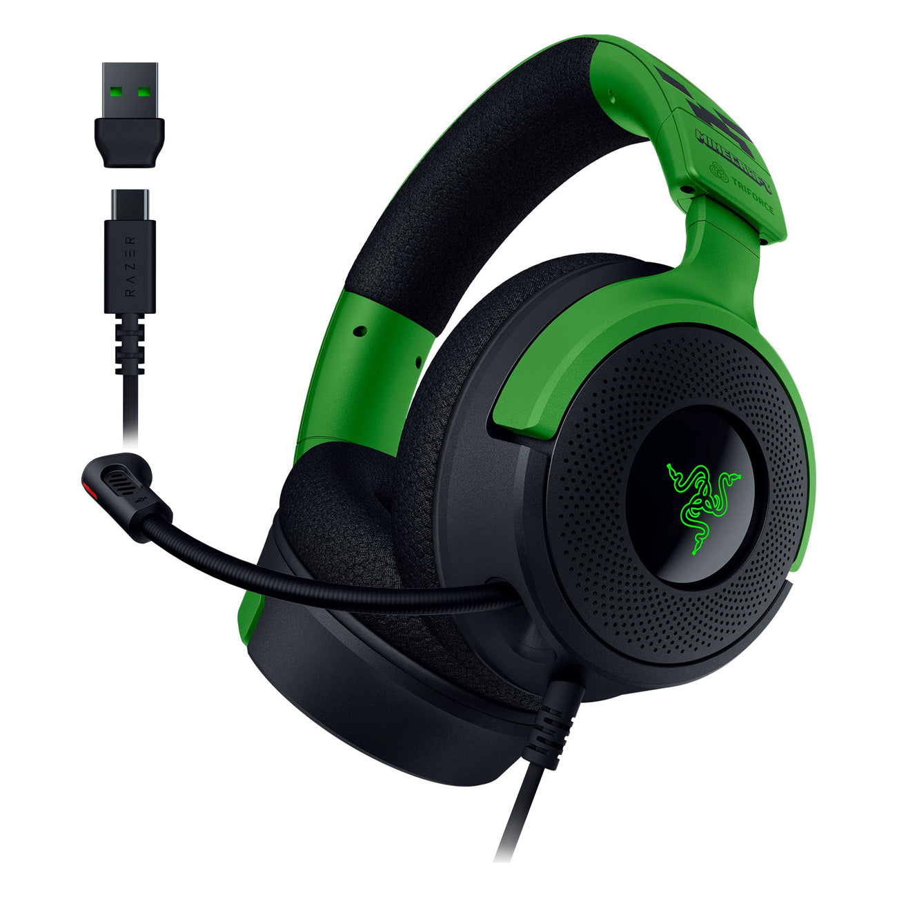 Razer Kraken V4 X Wired Gaming Headset Minecraft Edition - GameShop Malaysia