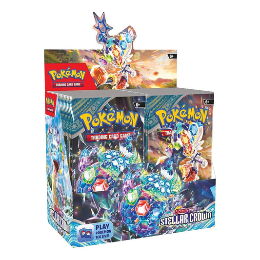 Pokemon Trading Card Game Scarlet & Violet SV07 Stellar Crown Booster Pack Box - GameShop Malaysia