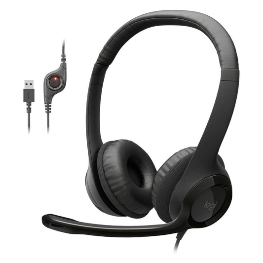 Logitech H390 USB Wired Headset with Controller - GameShop Malaysia