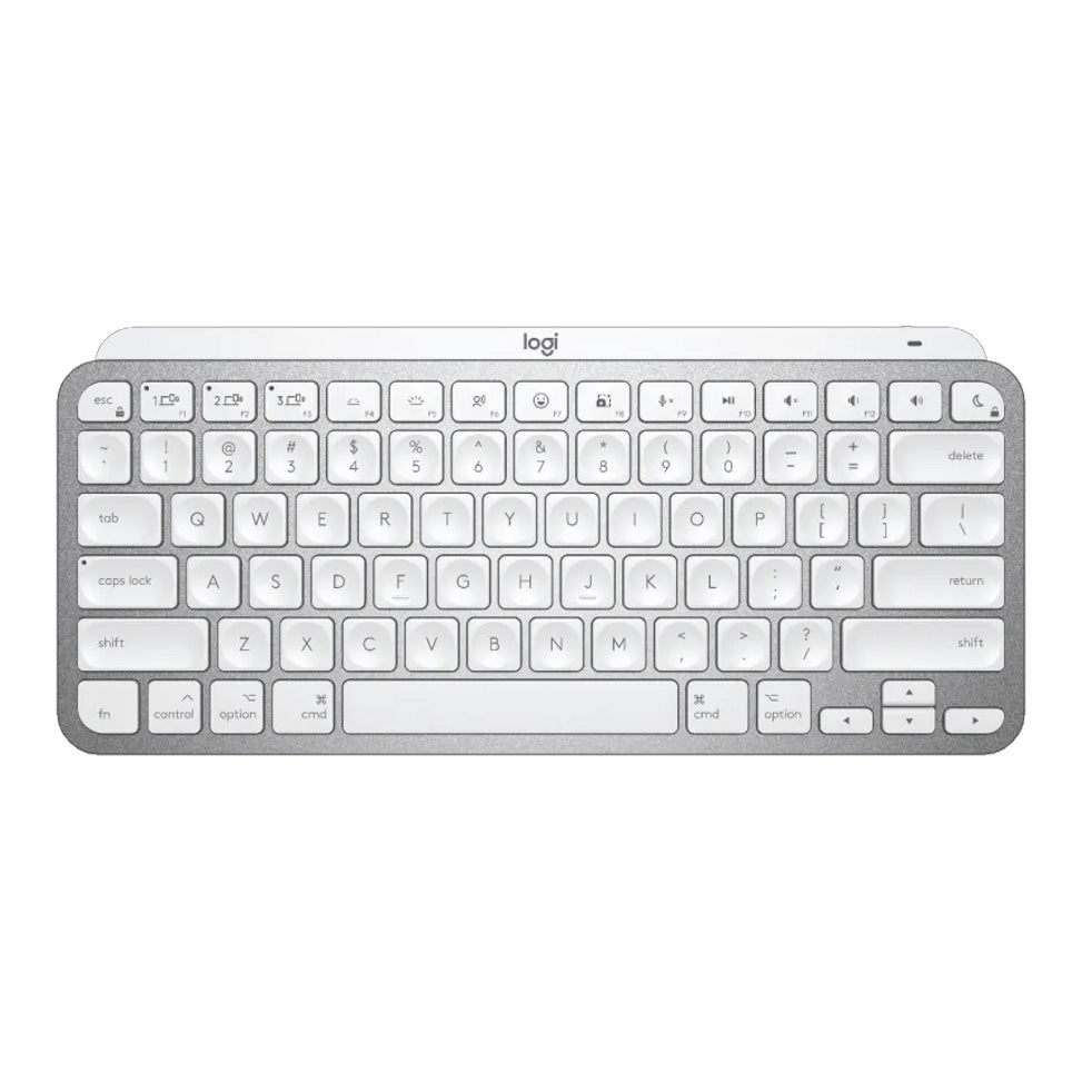 Logitech MX Keys Mini for Mac Wireless Keyboard Pale Grey - GameShop Malaysia