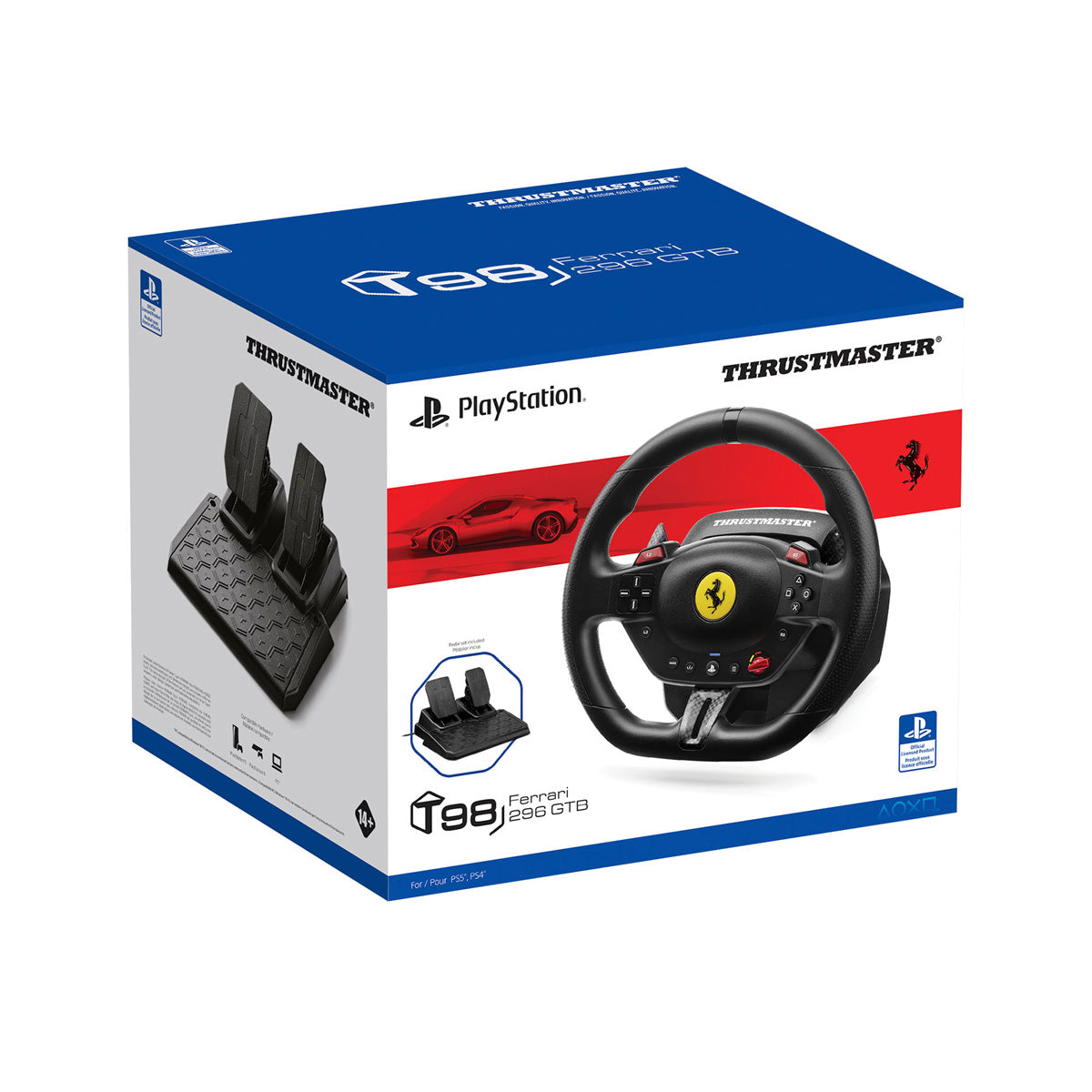 Thrustmaster T98 Ferrari 296 GTB for PS4, PS5 and PC - GameShop Malaysia