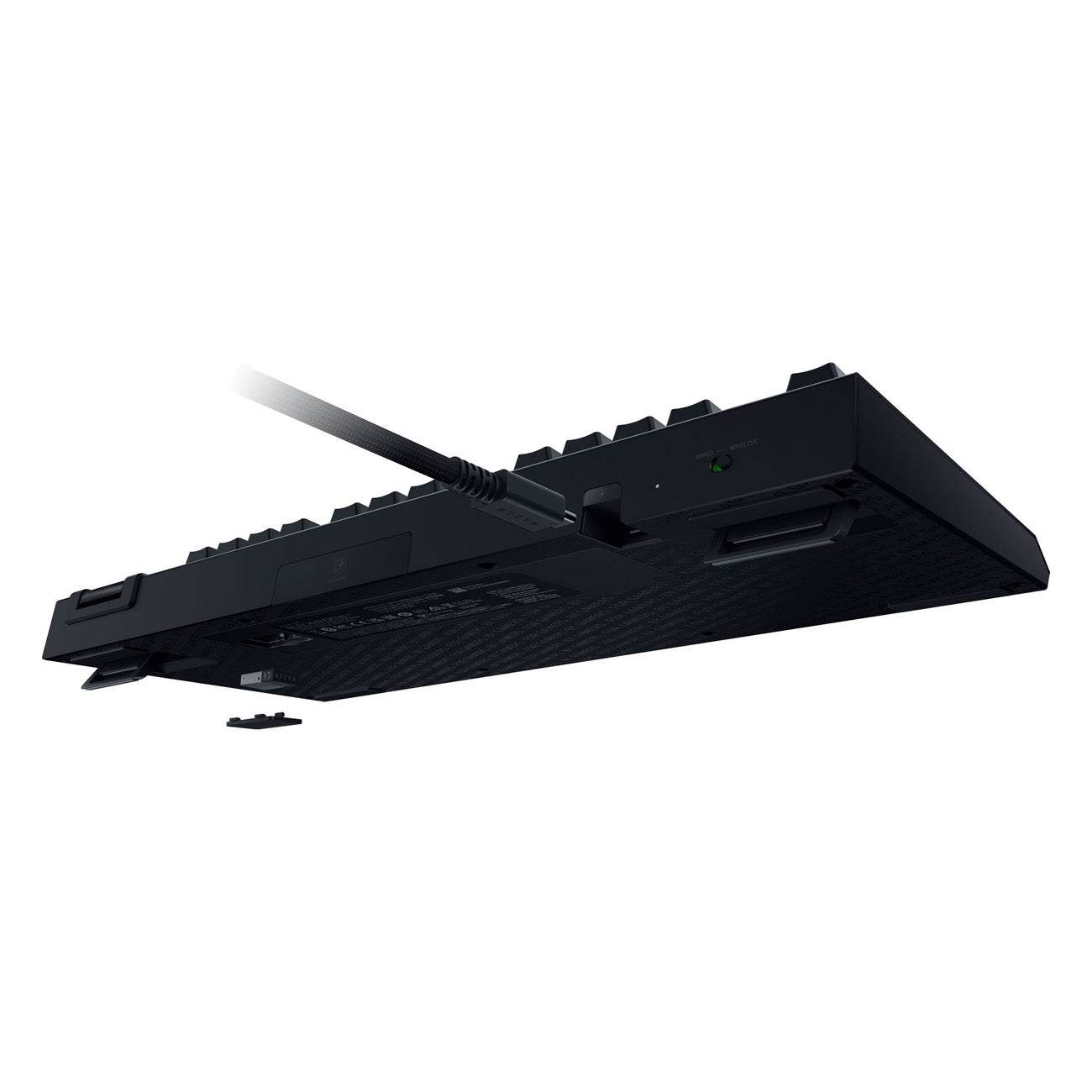 Razer BlackWidow V4 Tenkeyless HyperSpeed Wireless Mechanical Gaming Keyboard (Orange Tactile Switch) - GameShop Malaysia