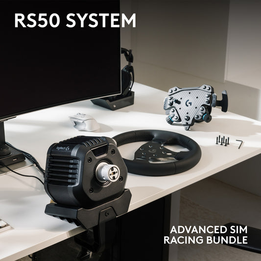 Logitech RS50 System Direct Drive Racing Wheel and Base for PlayStation and PC - GameShop Malaysia