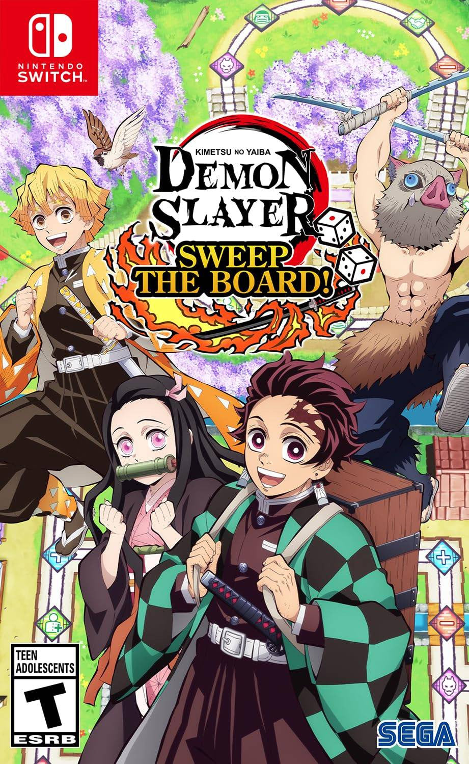 Demon Slayer Kimetsu No Yaiba Sweep the Board! (Nintendo Switch) - GameShop Malaysia