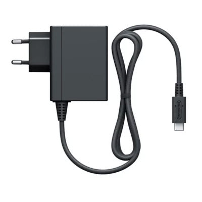 Nintendo Switch Official Original AC Adapter 2-Round Pin - GameShop Malaysia