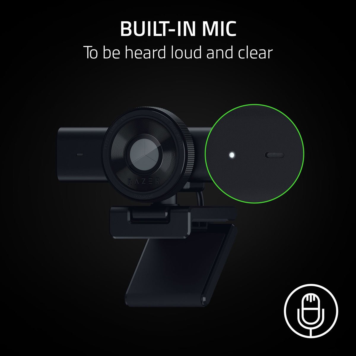 Razer Kiyo V2 X 1080p60 Webcam for Content Creation and Streaming Black Edition - GameShop Malaysia