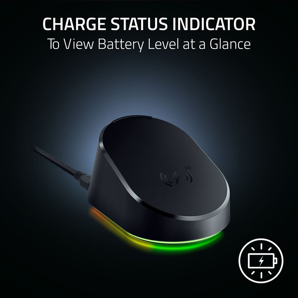 Razer Mouse Dock V2 Pro with Razer Wireless Charging Puck