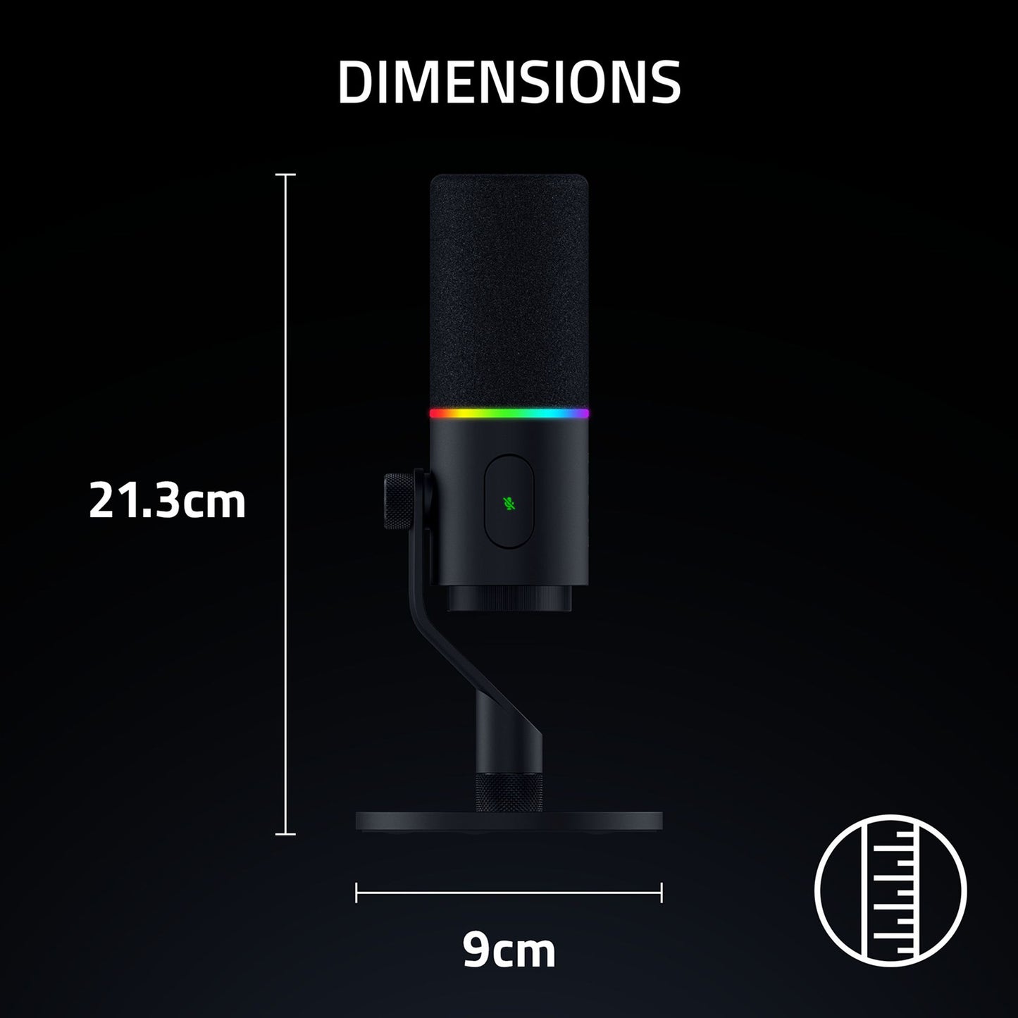 Razer Seiren V3 Pro Professional Dynamic Microphone with USB and XLR Output