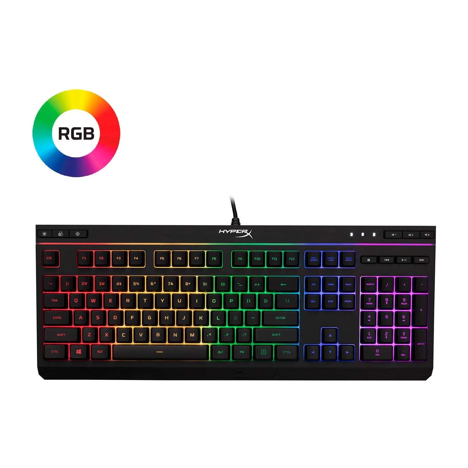 HyperX Alloy Core RGB Membrane Gaming Keyboard - GameShop Malaysia