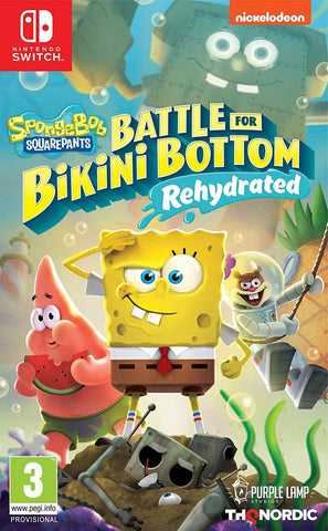 SpongeBob Squarepants: Battle for Bikini Bottom Rehydrated (Nintendo Switch) - GameShop Malaysia