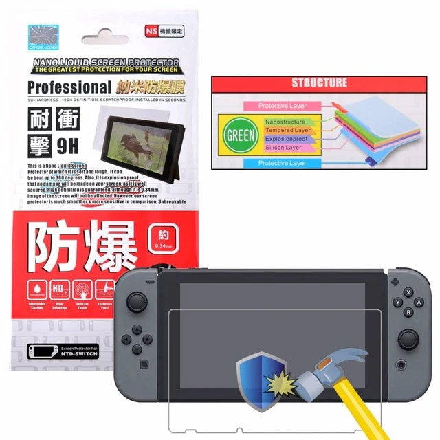 Project Design Nano 9H Screen Protector for Nintendo Switch - GameShop Malaysia