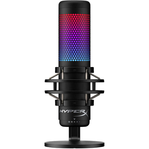 HyperX QuadCast S RGB USB Condenser Microphone for PC, PS4 and Mac - GameShop Malaysia