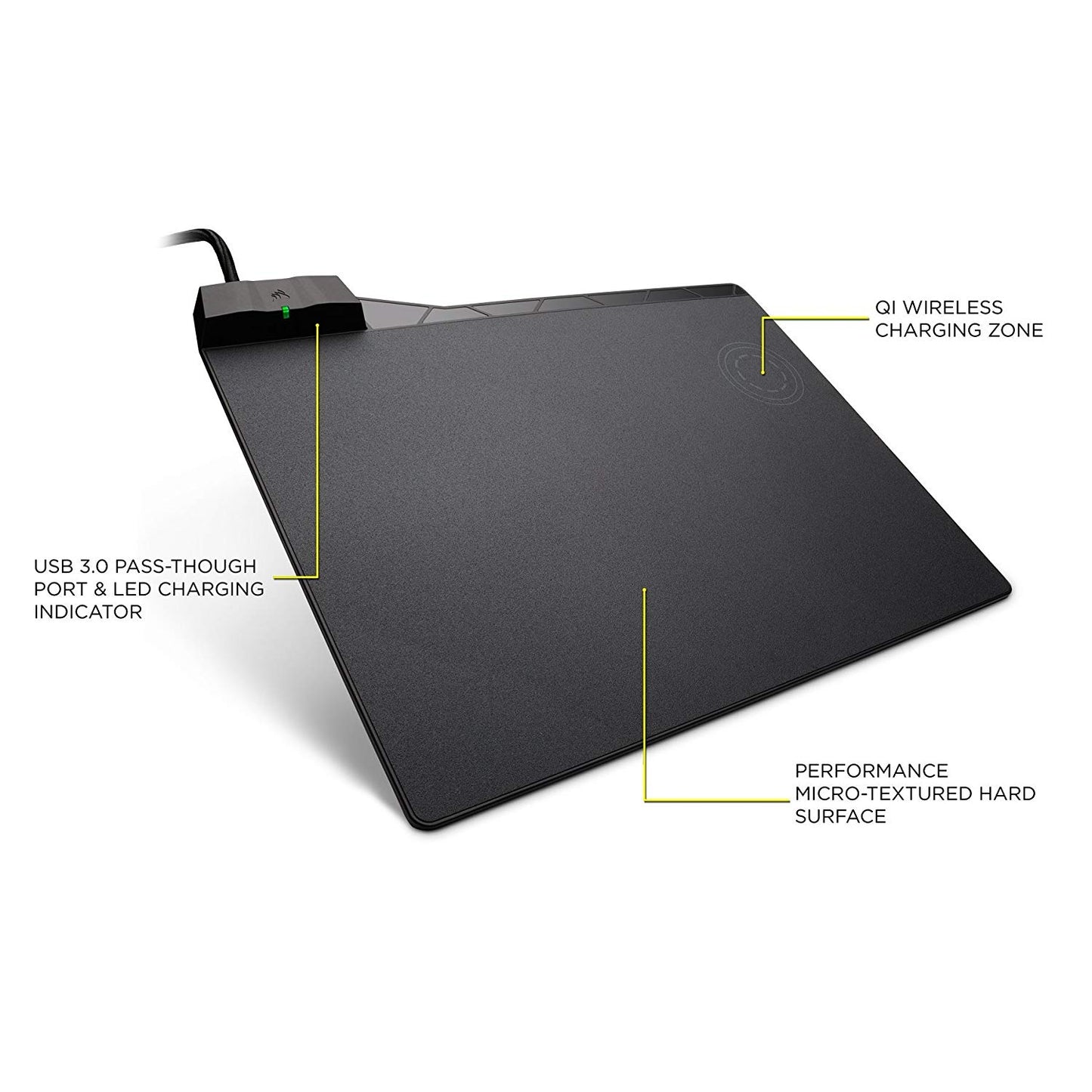 Corsair MM1000 Qi Wireless Charging Mouse Pad - GameShop Malaysia