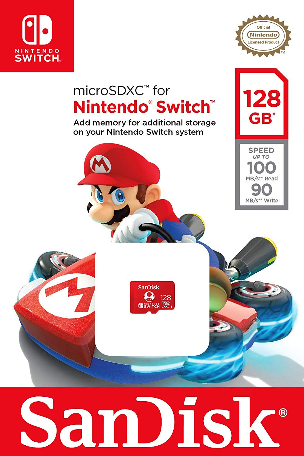 SanDisk x Nintendo microSDXC Memory Card for Nintendo Switch