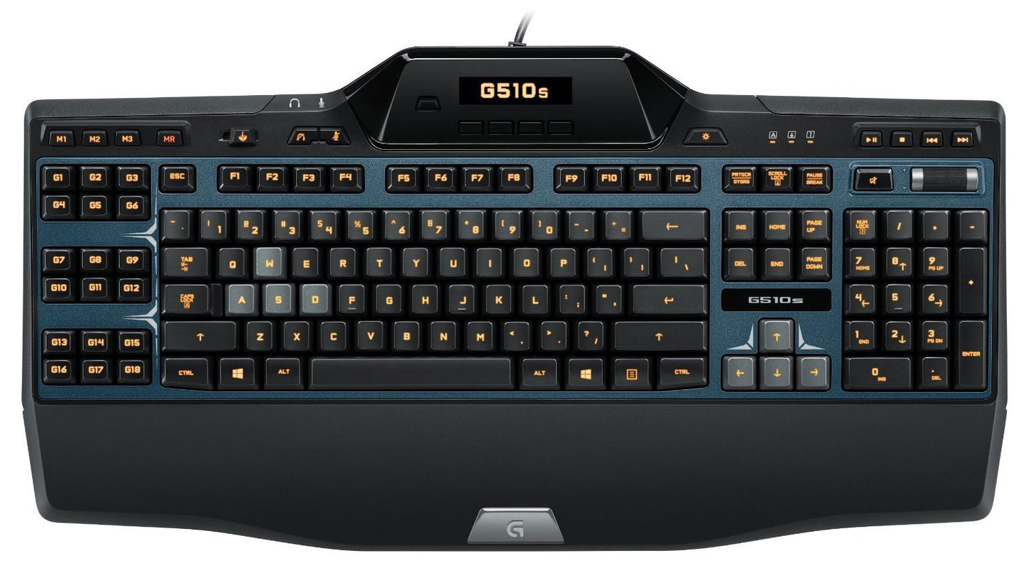 Logitech G510s Gaming Keyboard with Game Panel LCD Screen - GameShop Malaysia
