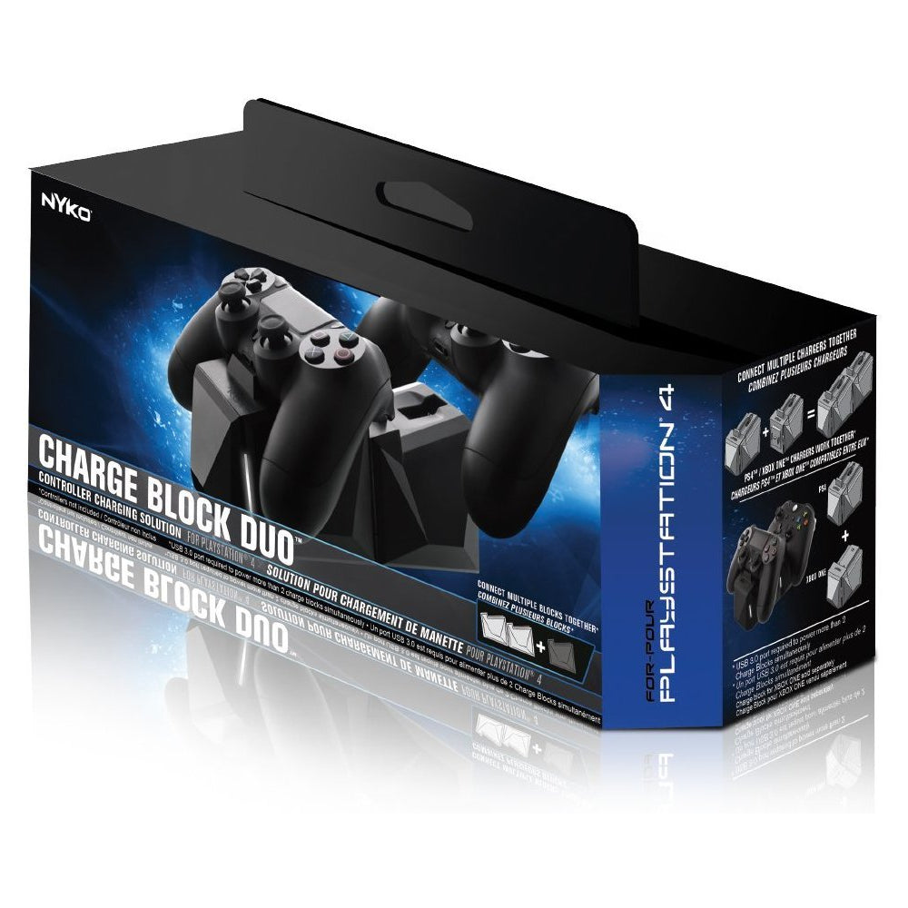 Nyko Charge Block Duo Black for PlayStation 4 - GameShop Malaysia