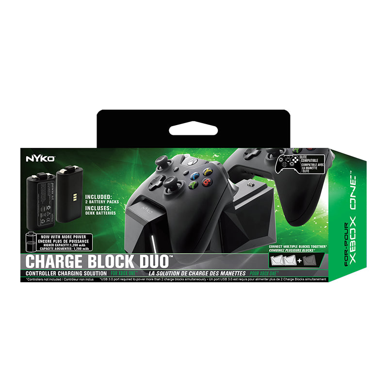 Nyko Charge Block Duo Black for Xbox One - GameShop Malaysia