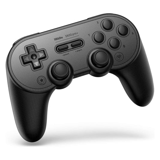 8Bitdo SN30 Pro+ Bluetooth Gamepad Black - GameShop Malaysia