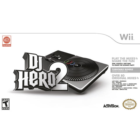 DJ Hero 2 with Turntable Bundle Kit (Wii) - GameShop Malaysia