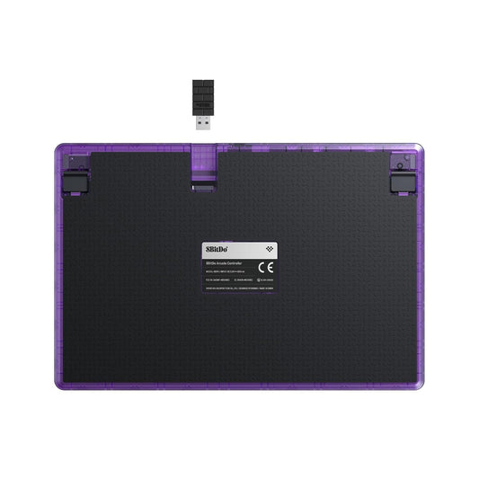 8BitDo Bluetooth Arcade Controller Transparent Purple