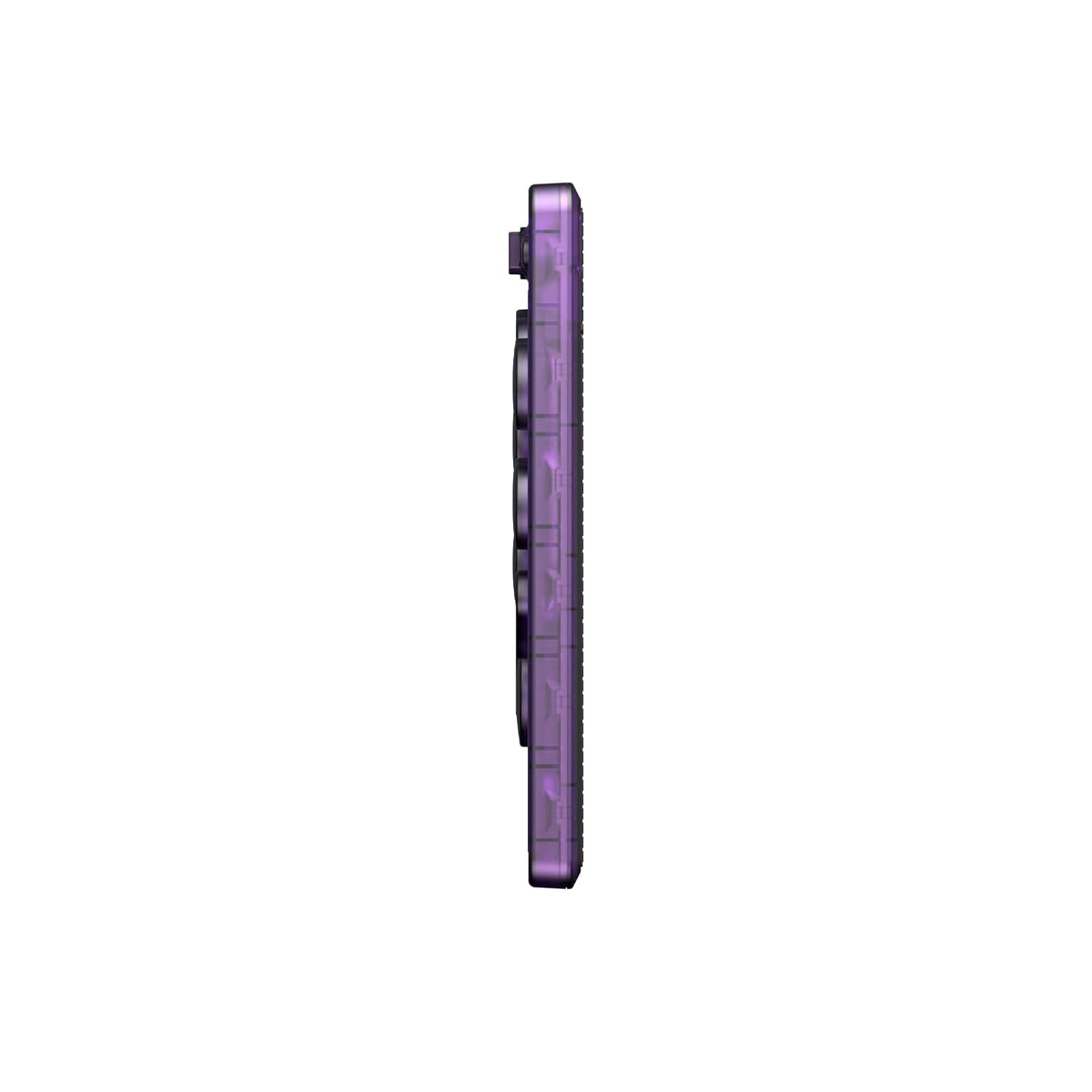 8BitDo Bluetooth Arcade Controller Transparent Purple - GameShop Malaysia