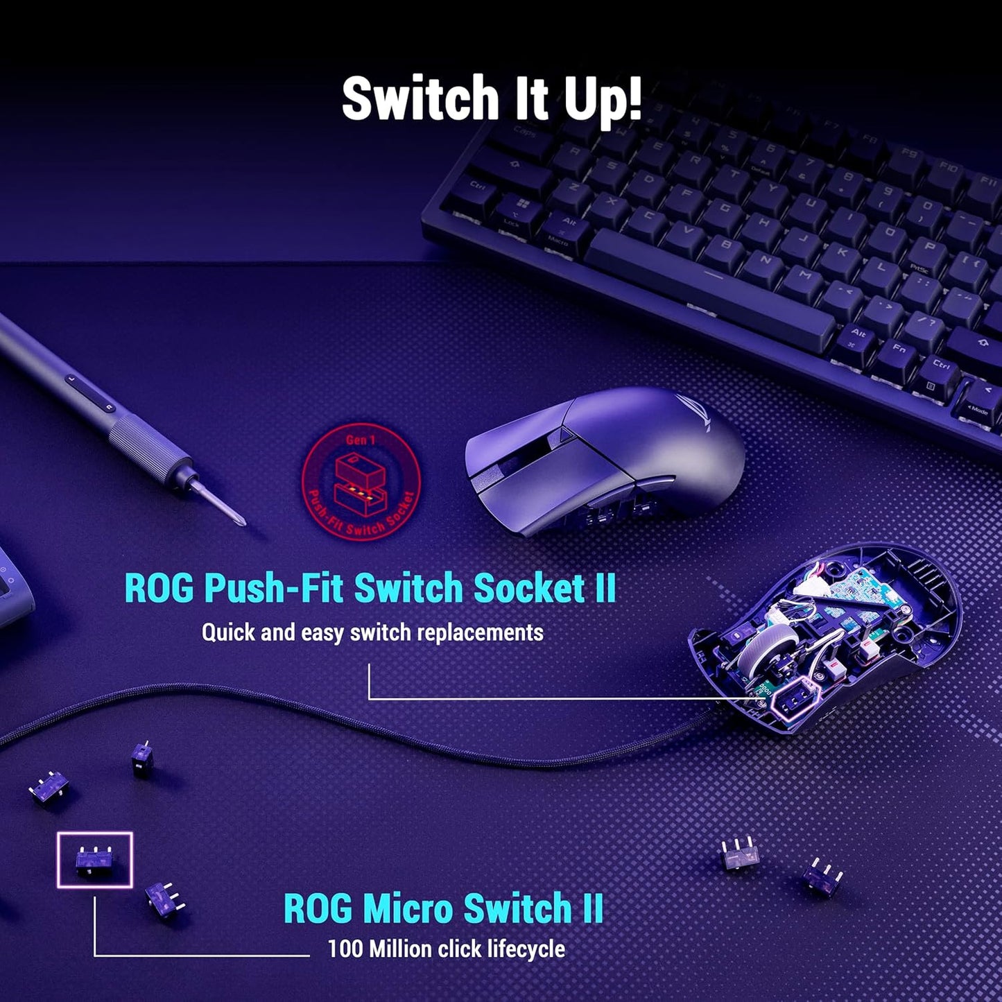 ASUS ROG Gladius III Core Wired Gaming Mouse