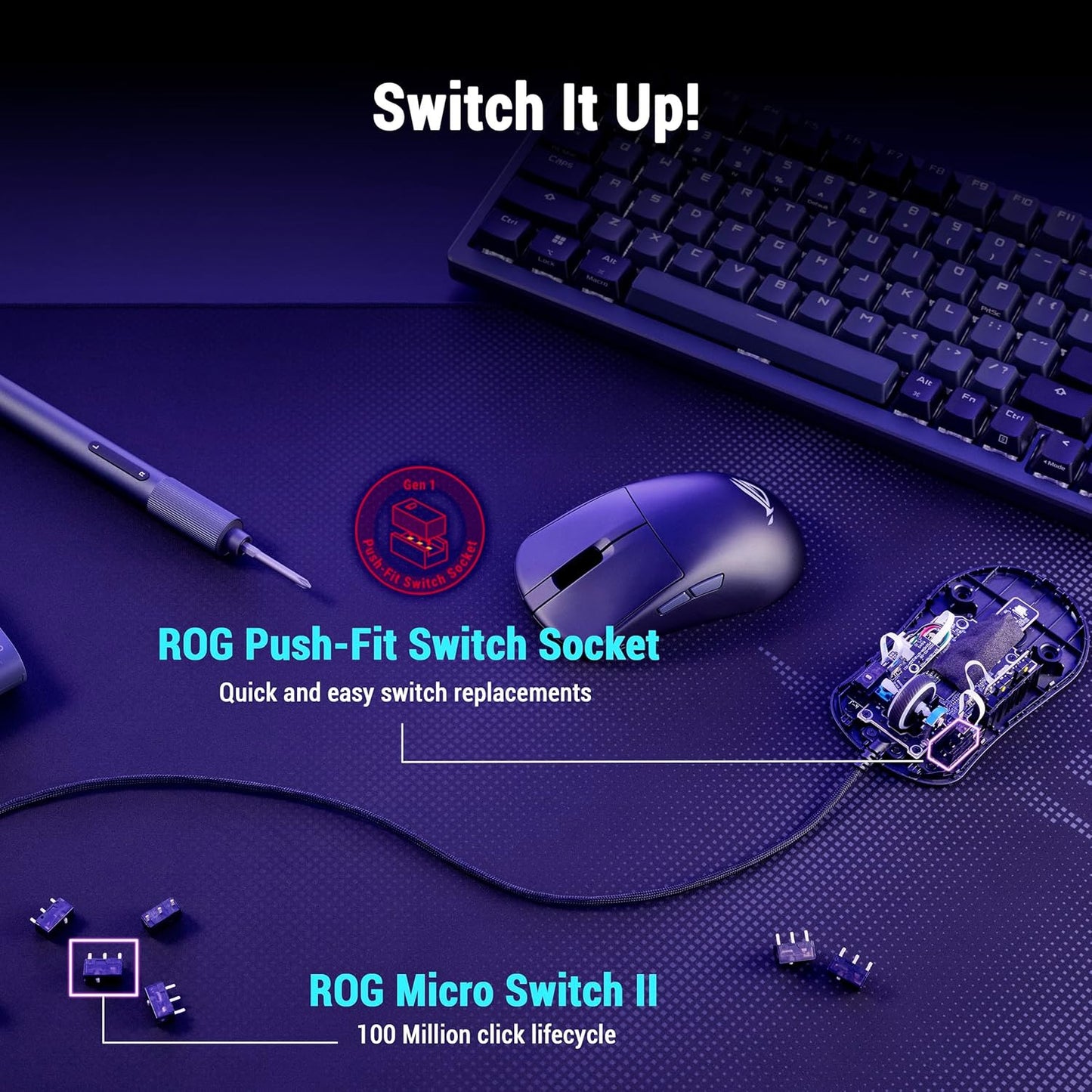 ASUS ROG Harpe Mini Core Wired Gaming Mouse