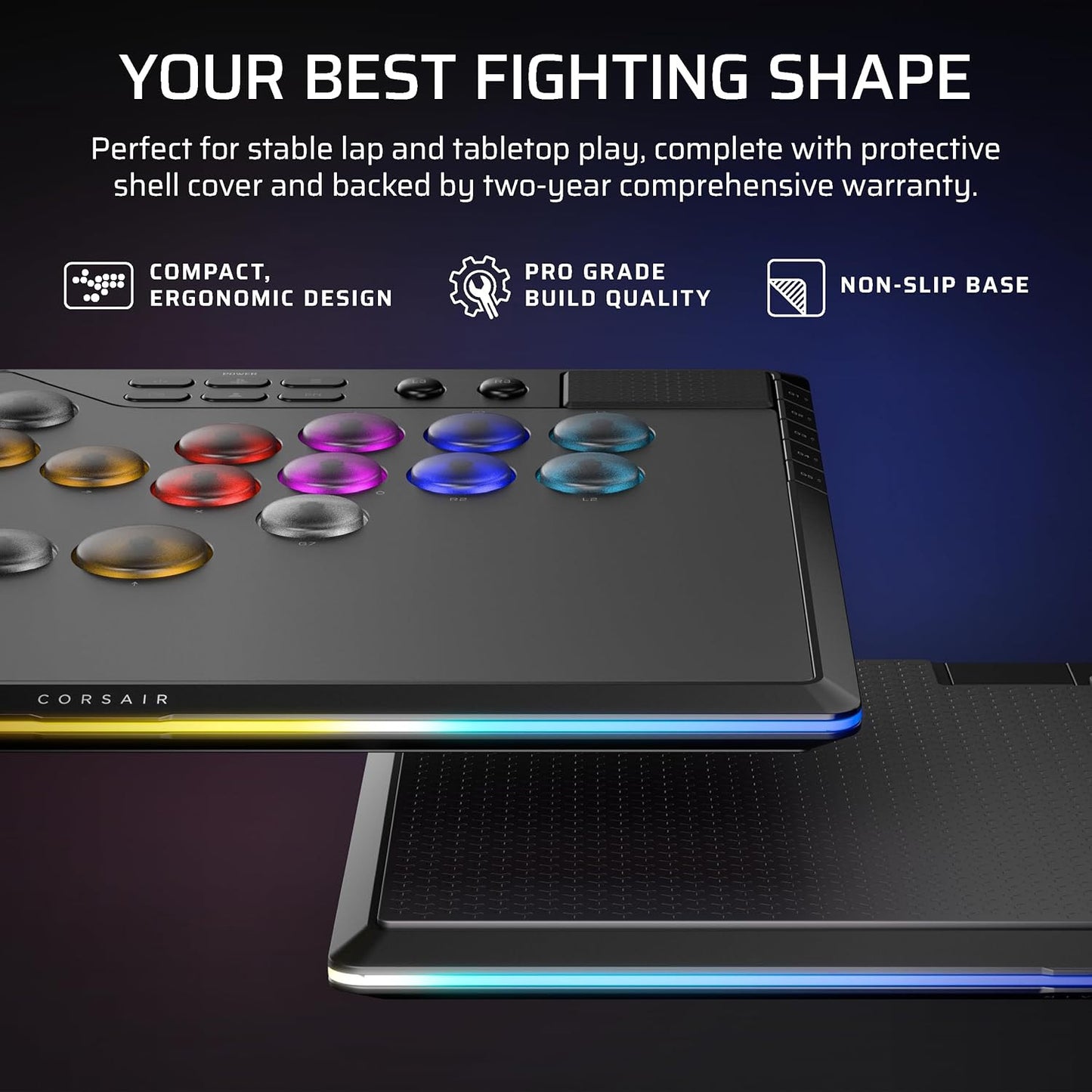 Corsair Novablade Pro Wireless Hall Effect Leverless Controller for PlayStation 5 and Windows - GameShop Malaysia
