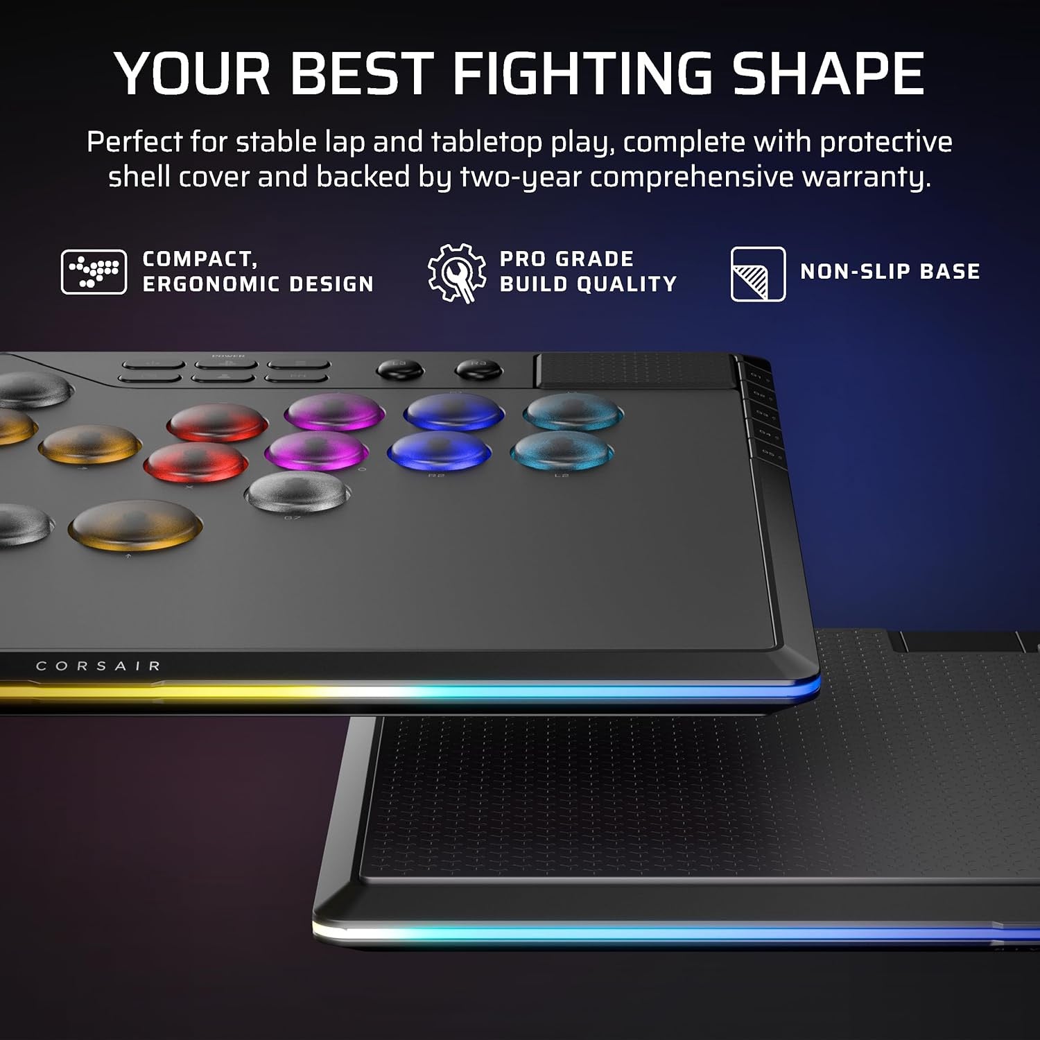 Corsair Novablade Pro Wireless Hall Effect Leverless Controller for PlayStation 5 and Windows - GameShop Malaysia