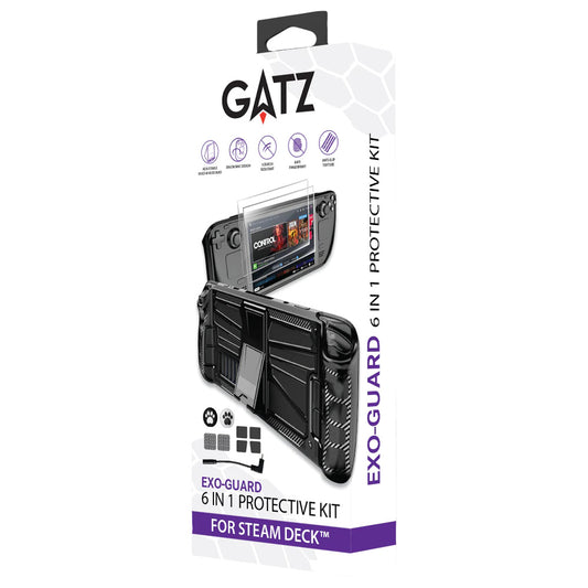 GATZ Exo-Guard 6 in 1 Protective Kit for Steam Deck - GameShop Malaysia