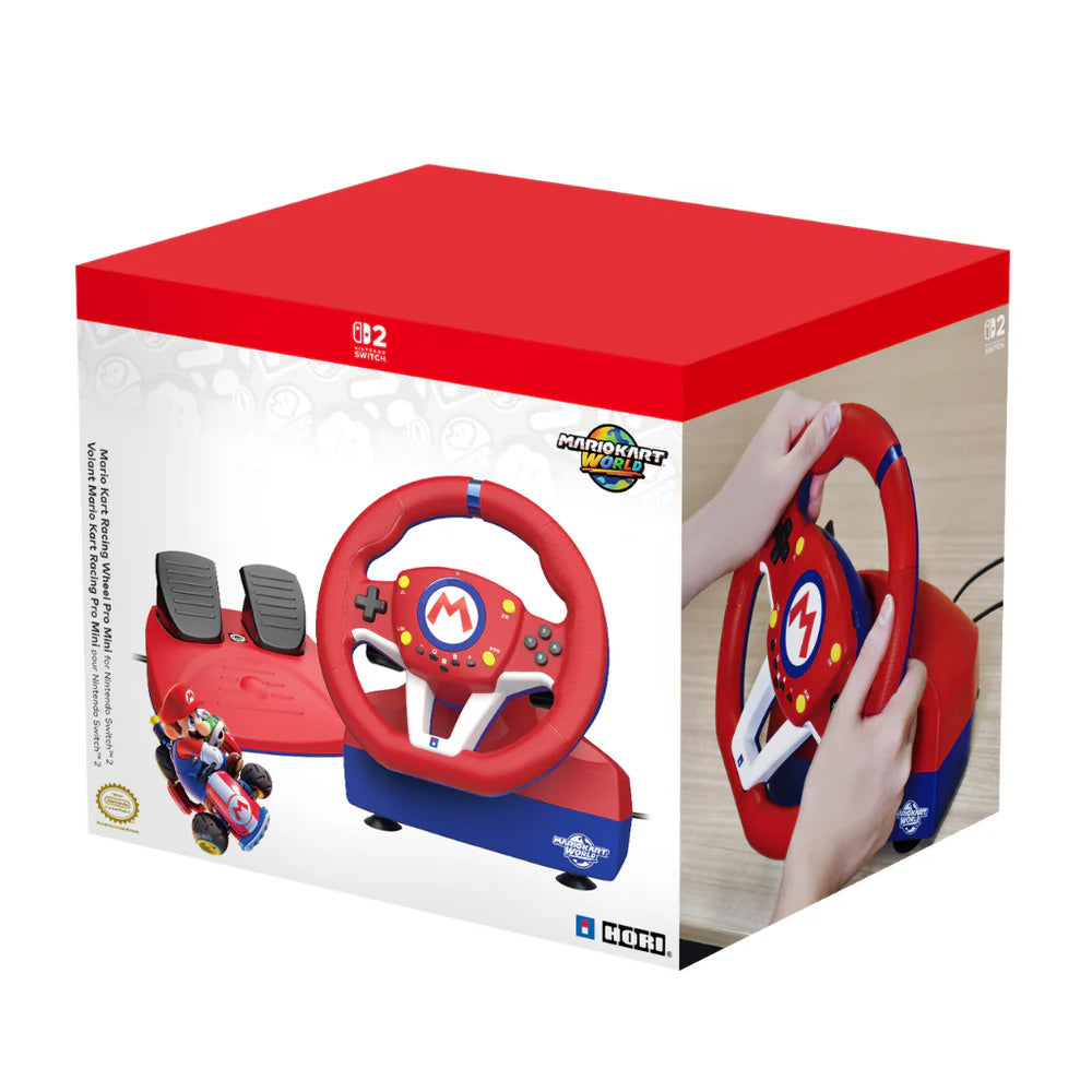 Hori Mario Kart Racing Wheel Pro Mini for Nintendo Switch 2 - GameShop Malaysia
