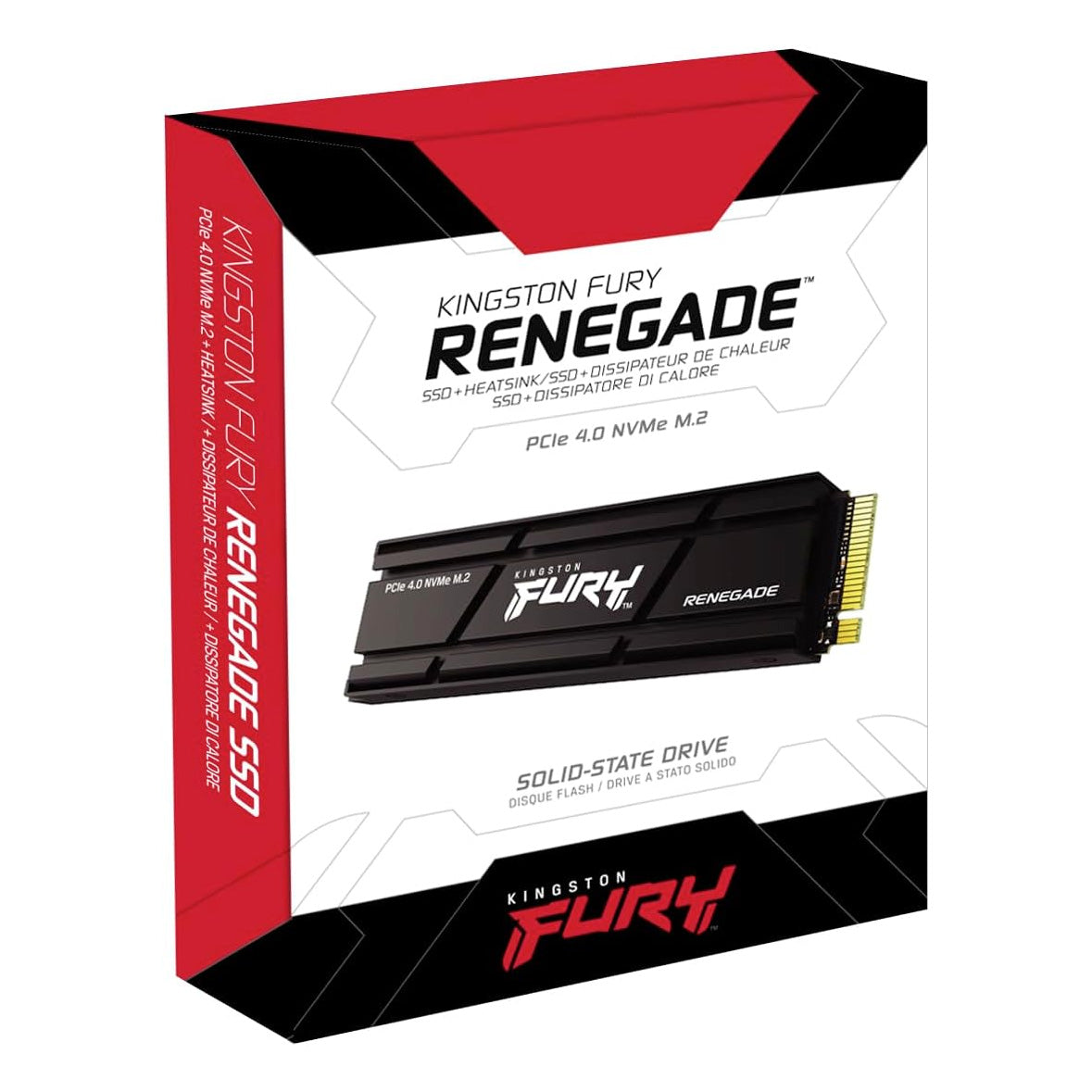 Kingston Fury Renegade PCIe 4.0 NVMe M.2 SSD with Heatsink