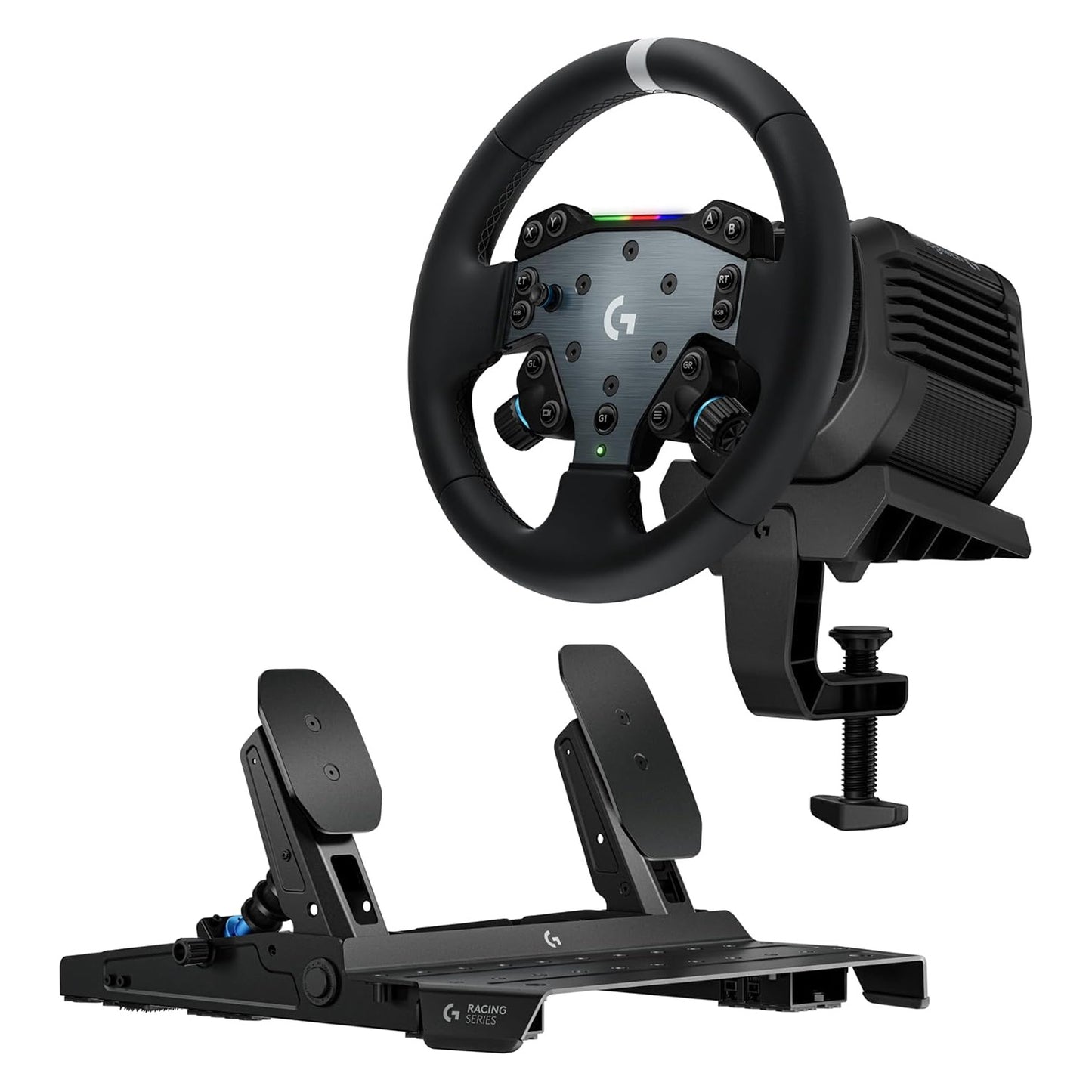 Logitech RS50 System Direct Drive Racing Wheel, Base and Pedals for PlayStation and PC