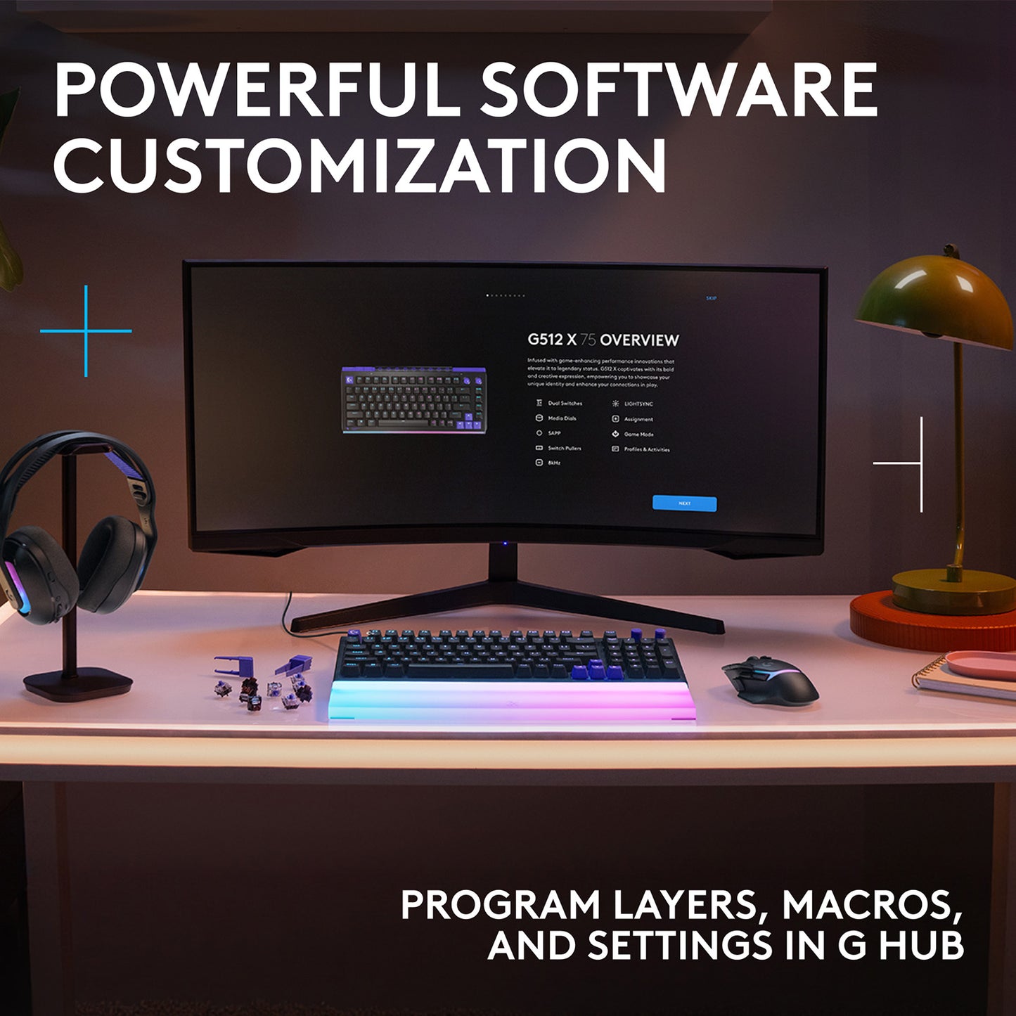 Logitech G512 X 98 Analog Mechanical Wired Gaming Keyboard - GameShop Malaysia