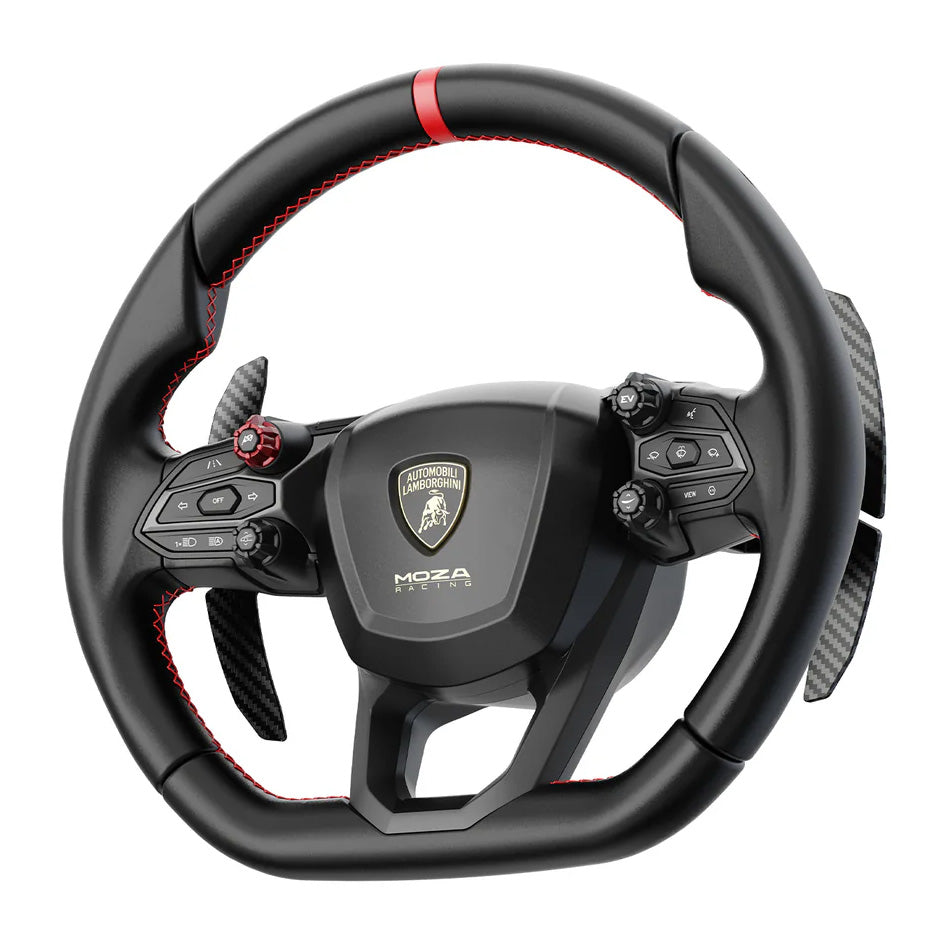 MOZA Racing Lamboghini Revuelto Sim Racing Steering Wheel - GameShop Malaysia