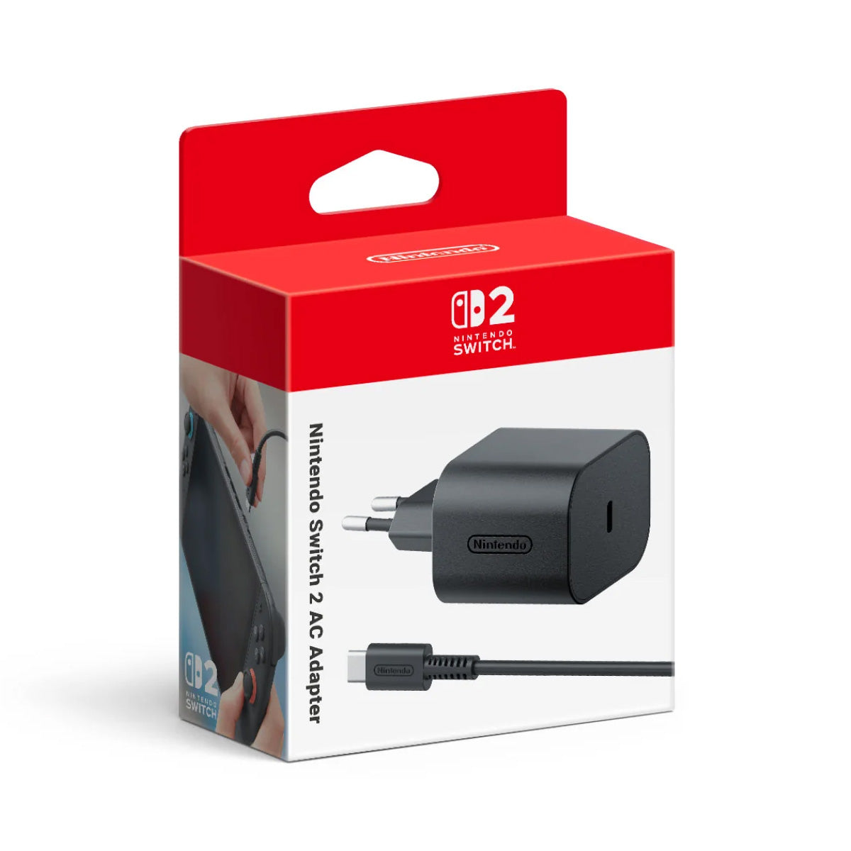 Nintendo Switch 2 Official AC Adapter 2 Round Pin (Asia) - GameShop Malaysia