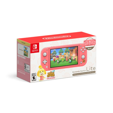 Nintendo Switch Lite Console Animal Crossing New Horizons Edition Isabelle Aloha - GameShop Malaysia