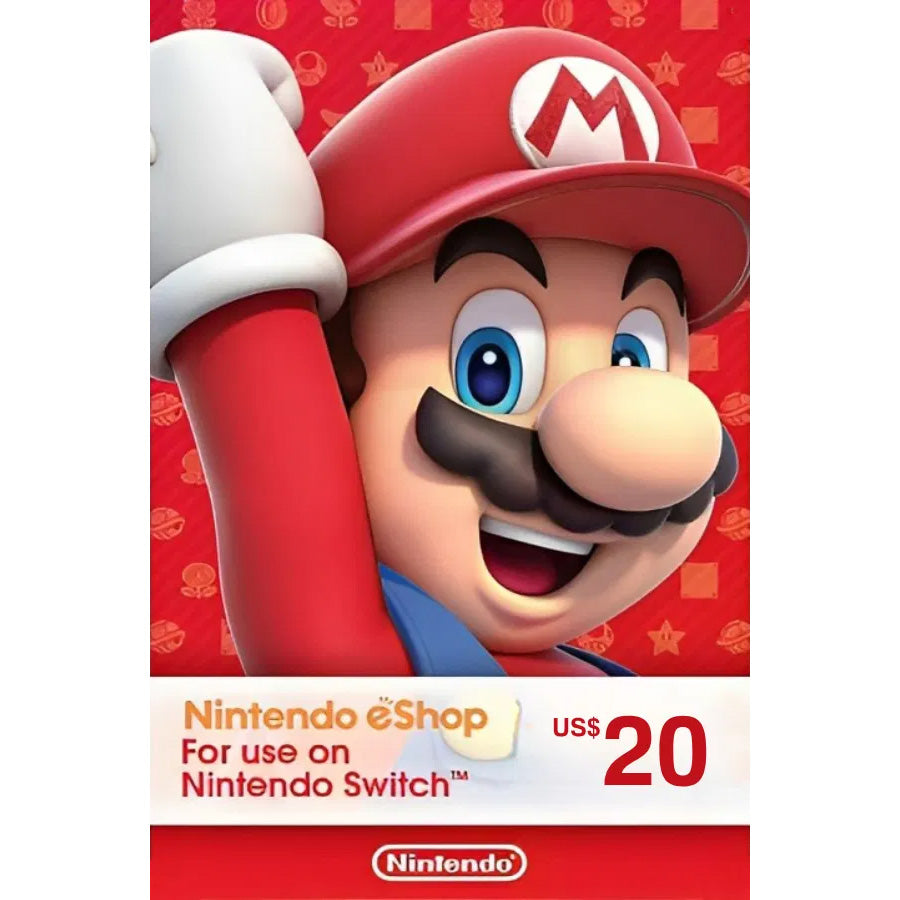Nintendo eShop Card USD20 - GameShop Malaysia