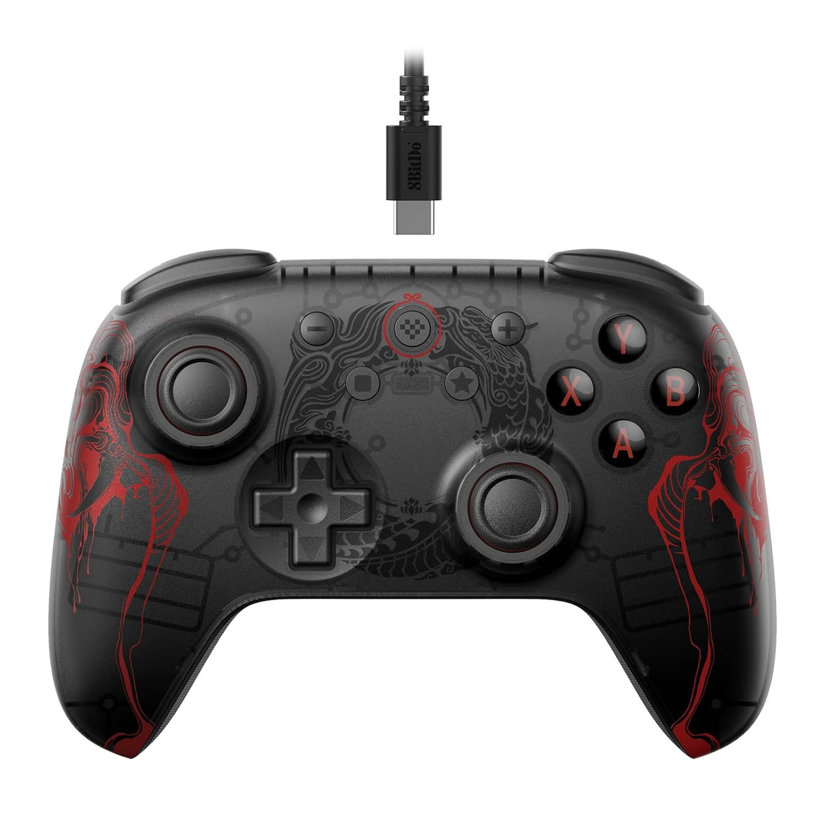 8BitDo Ultimate 2C Wired Controller for Windows, Mobile, Steam Deck Bl ...