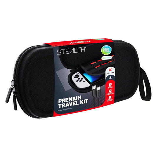 Stealth Premium Travel Kit for Nintendo Switch 2 Black - GameShop Malaysia