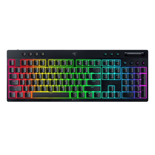 Razer BlackWidow V4 HyperSpeed Wireless Low-Profile Mechanical Gaming Keyboard - GameShop Malaysia